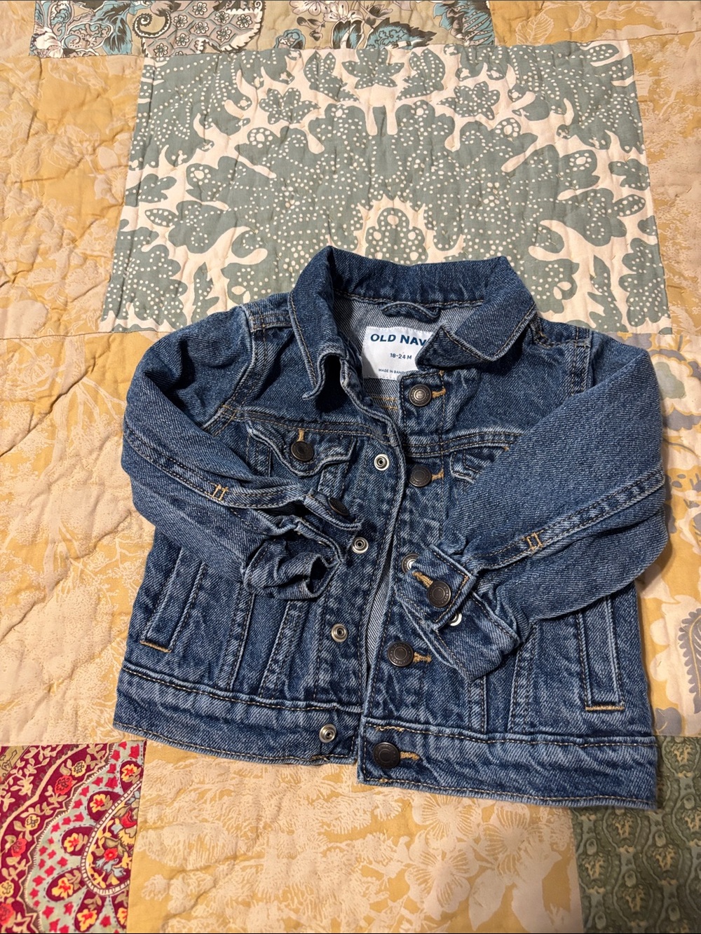 Old Navy Dark Blue Kids' Denim Jacket